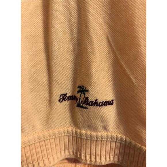 Tommy Bahama Peach Large Polo Shirt 100% Cotton - Picture 2 of 4